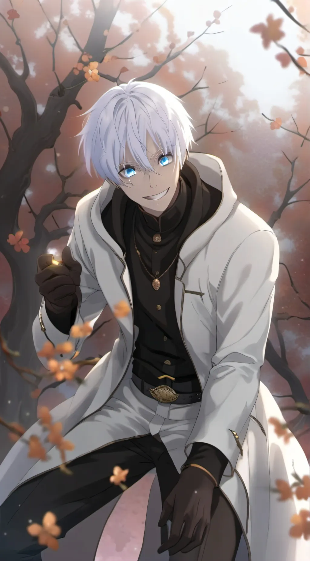 ai character: Saturo Gojo background