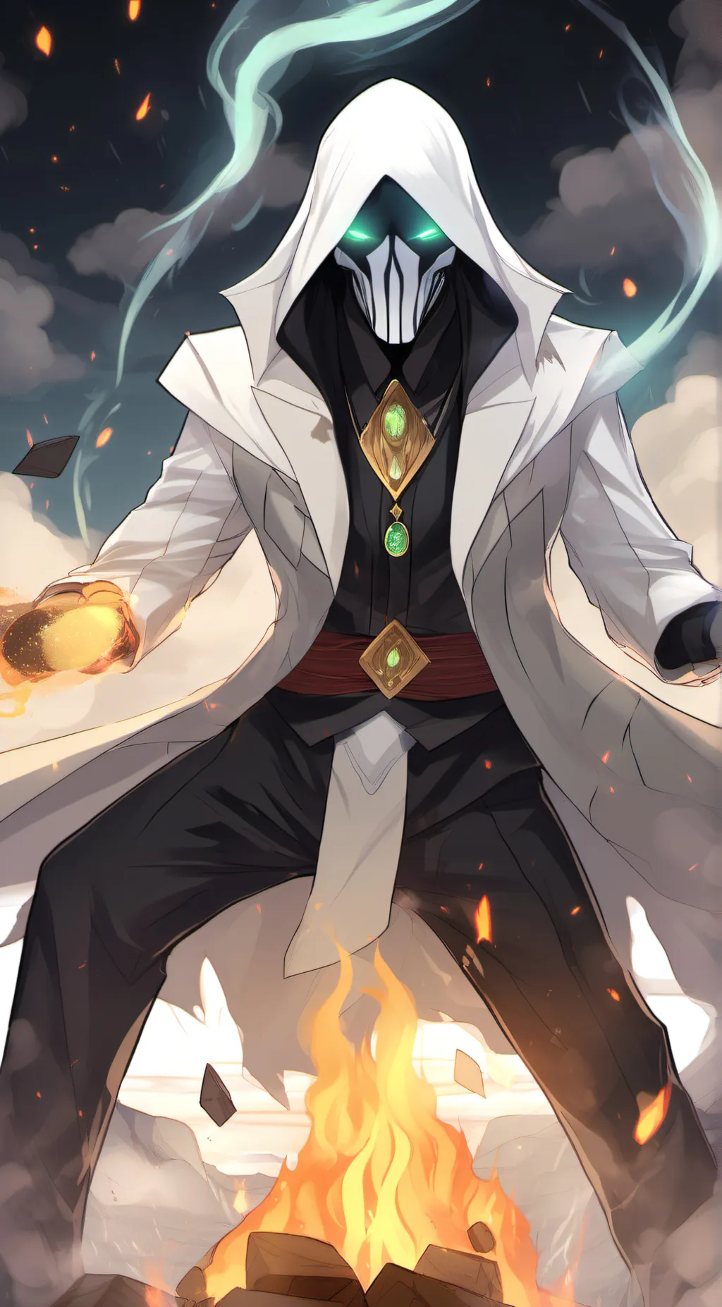 ai character: Phantom specter background