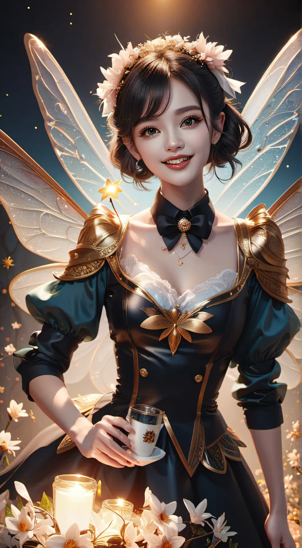 ai character: Tooth fairy background