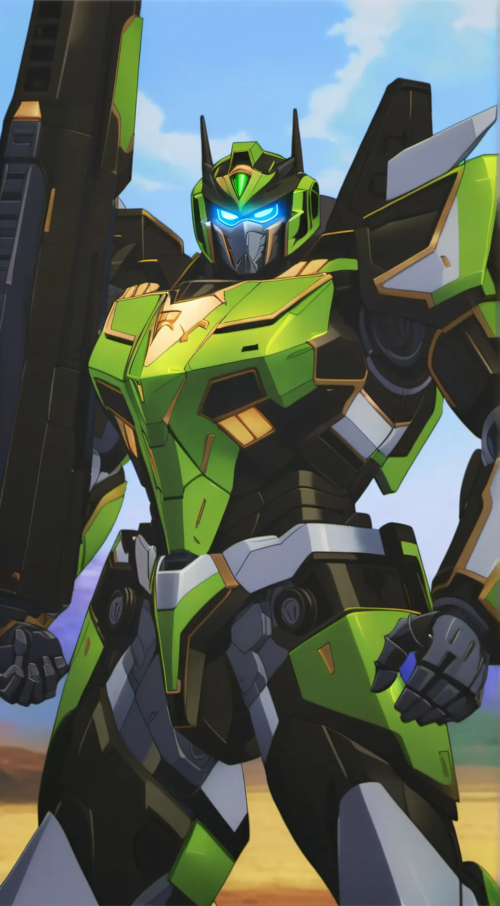 ai character: RiD Grimlock background