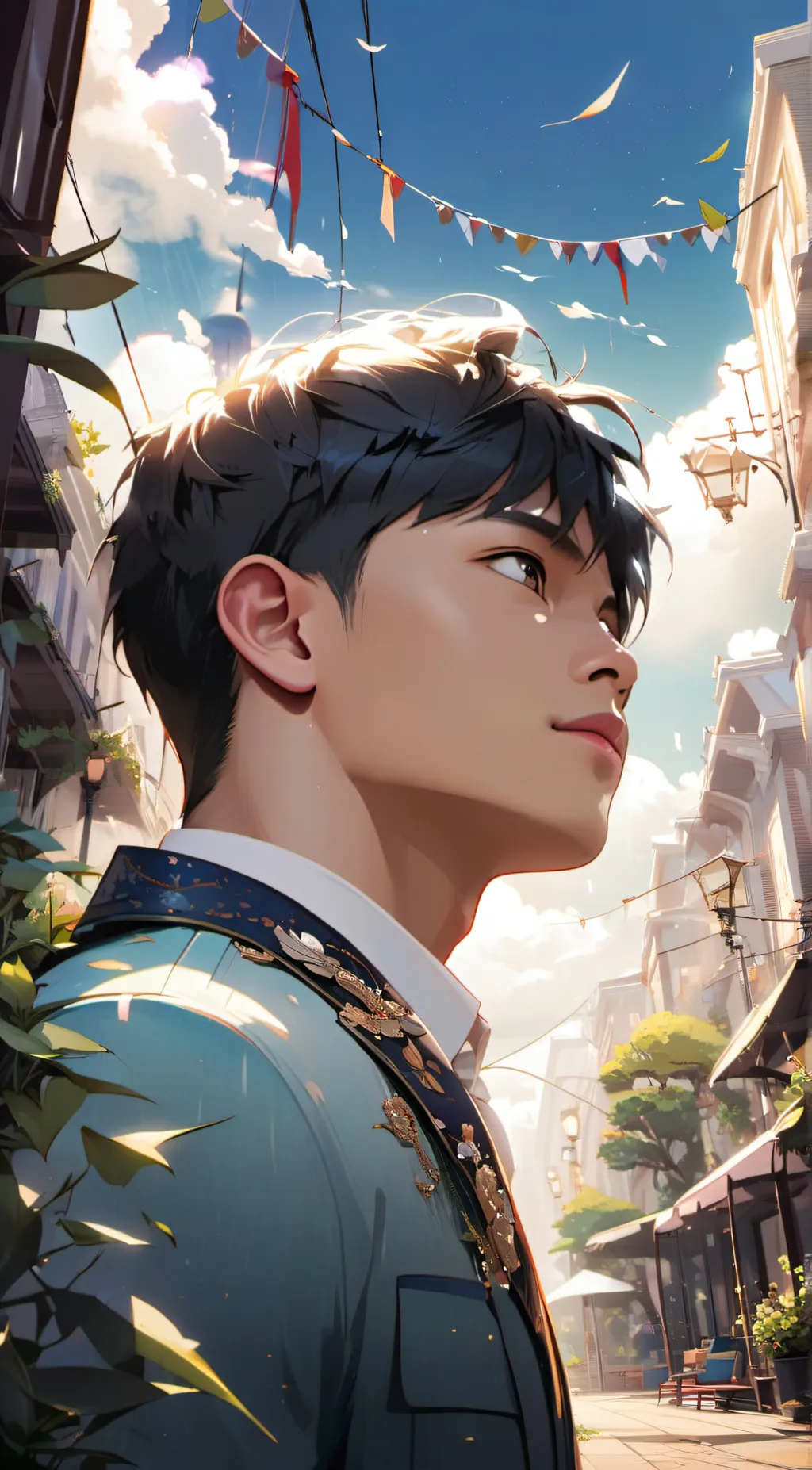 ai character: Hash background