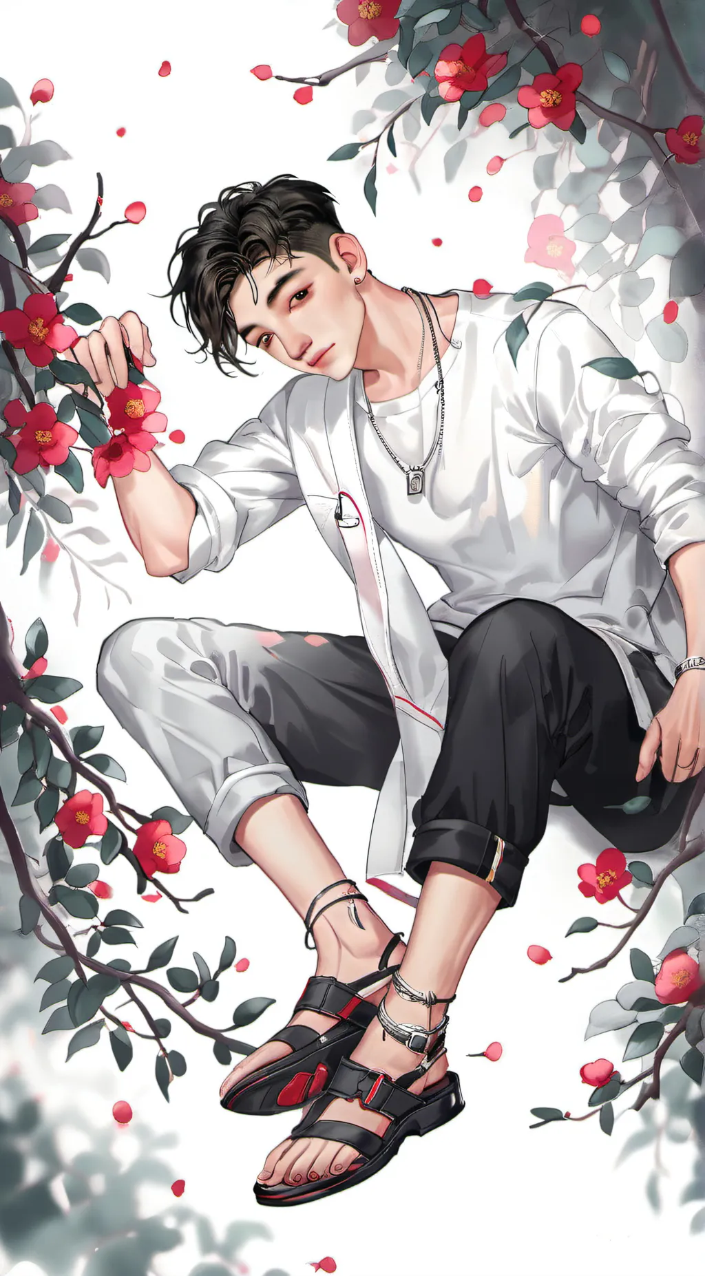 ai character: milo  background