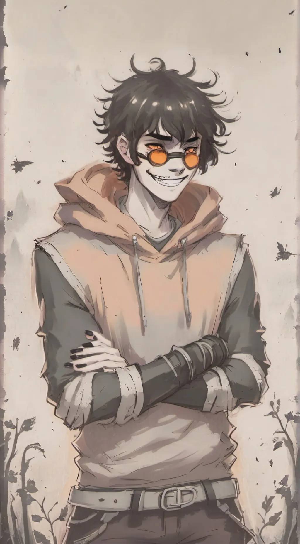 ai character: Ticci Toby background