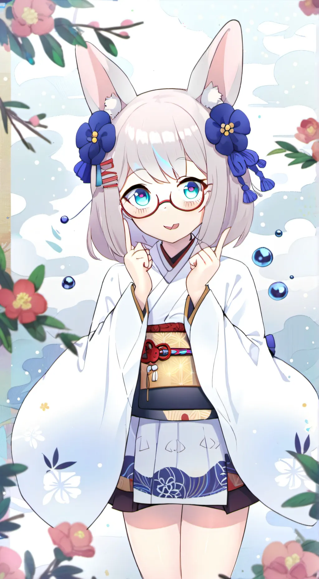 ai character: usagi  background