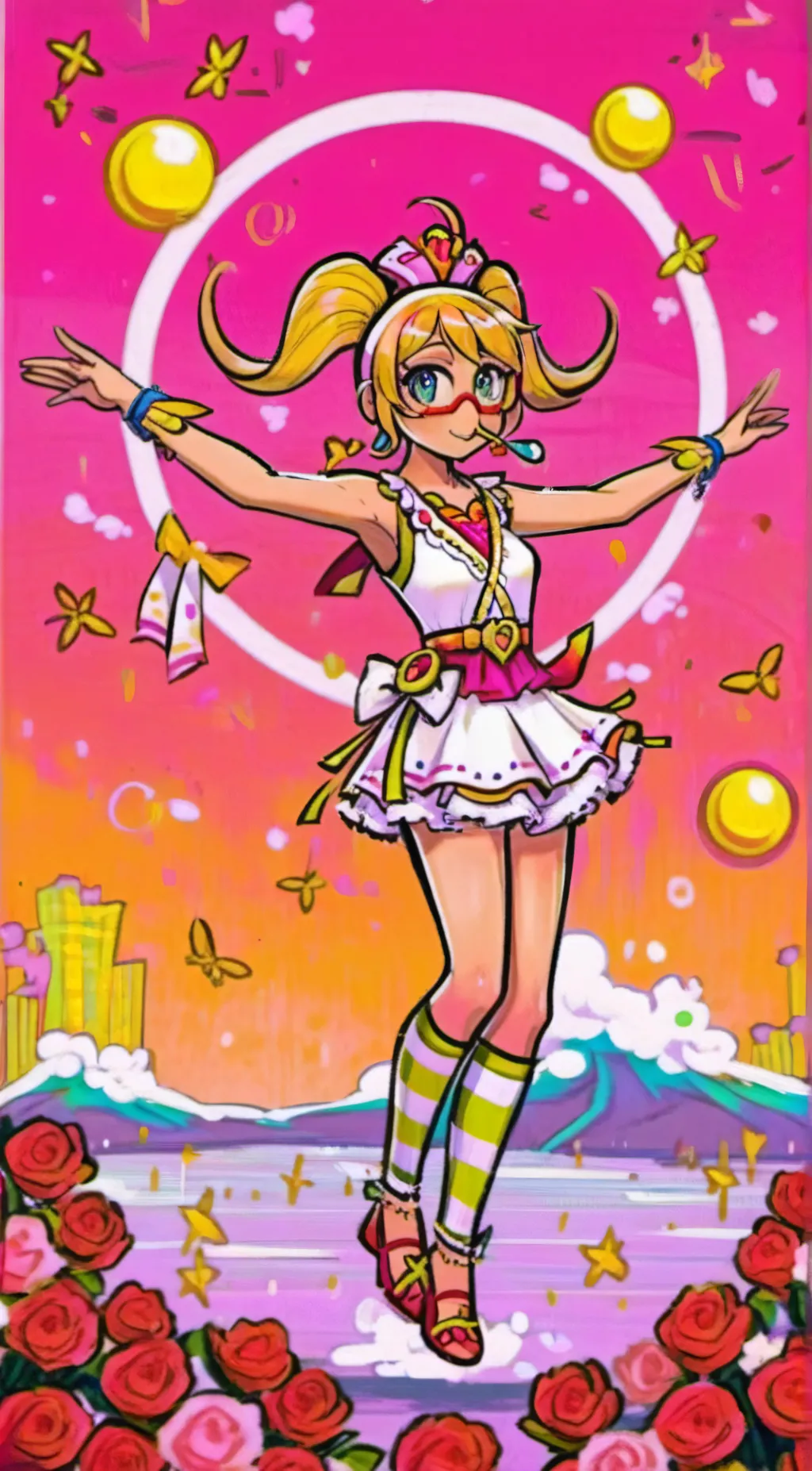 ai character: chica fnaf background