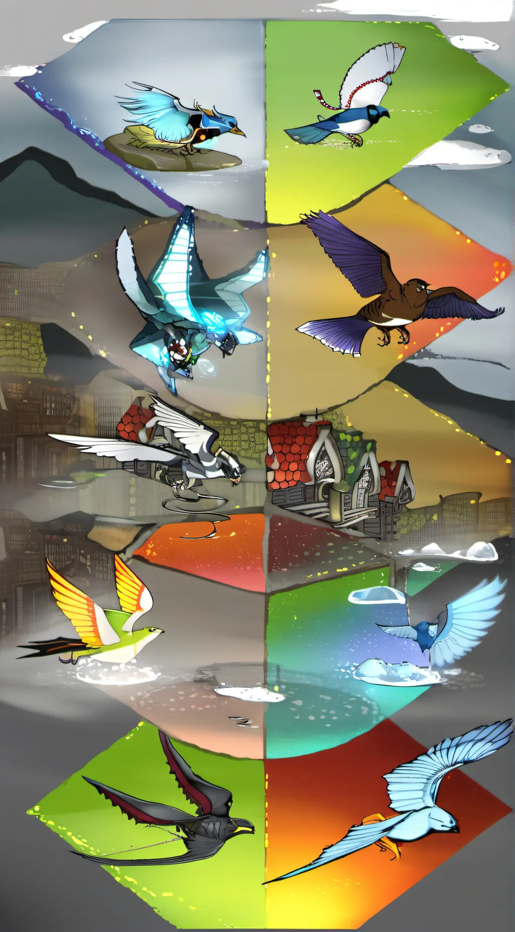 ai character: Jade winglet  background