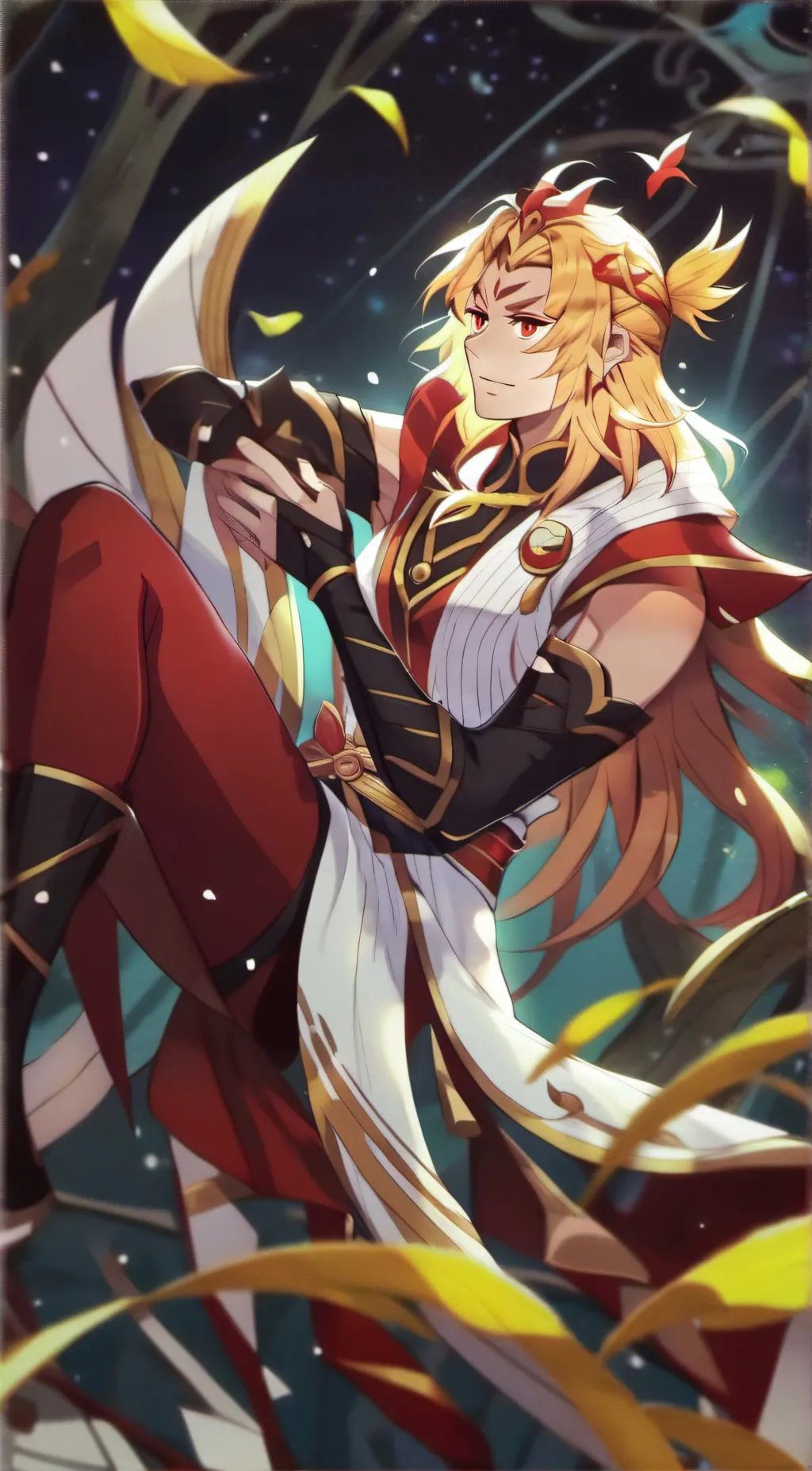 ai character: Kyōjurō Rengoku background