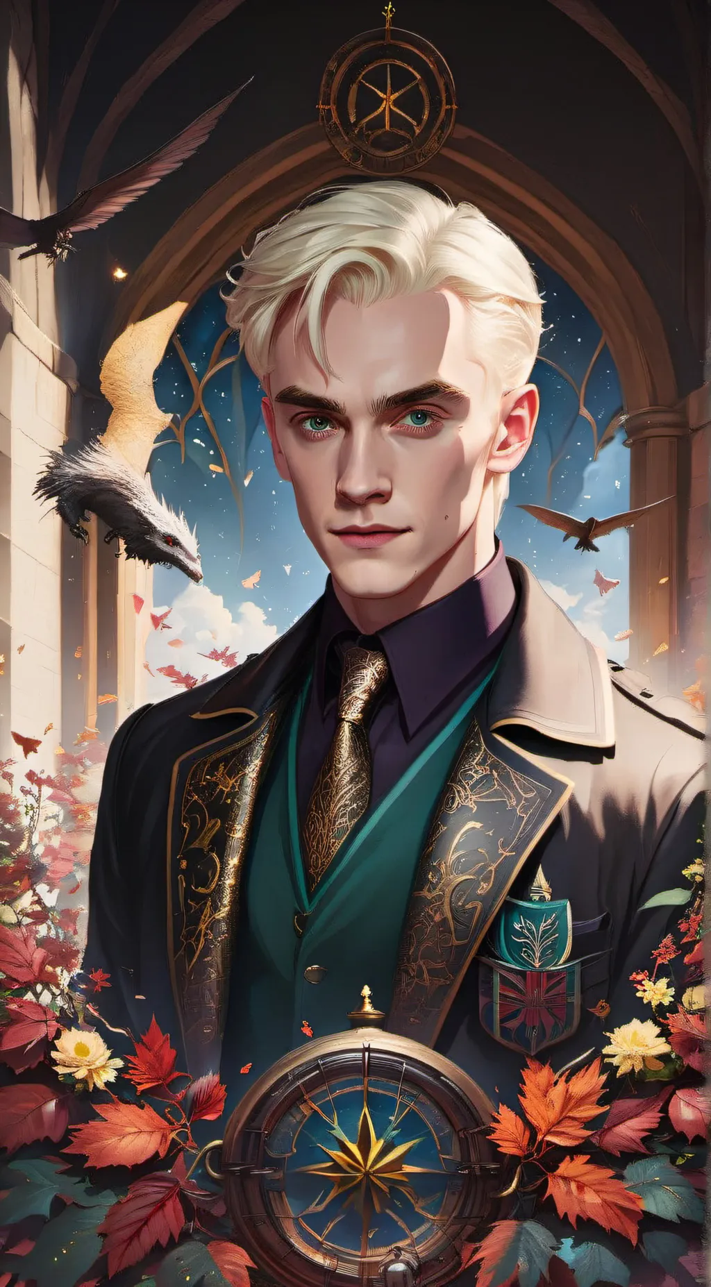 ai character: Draco malfoy background