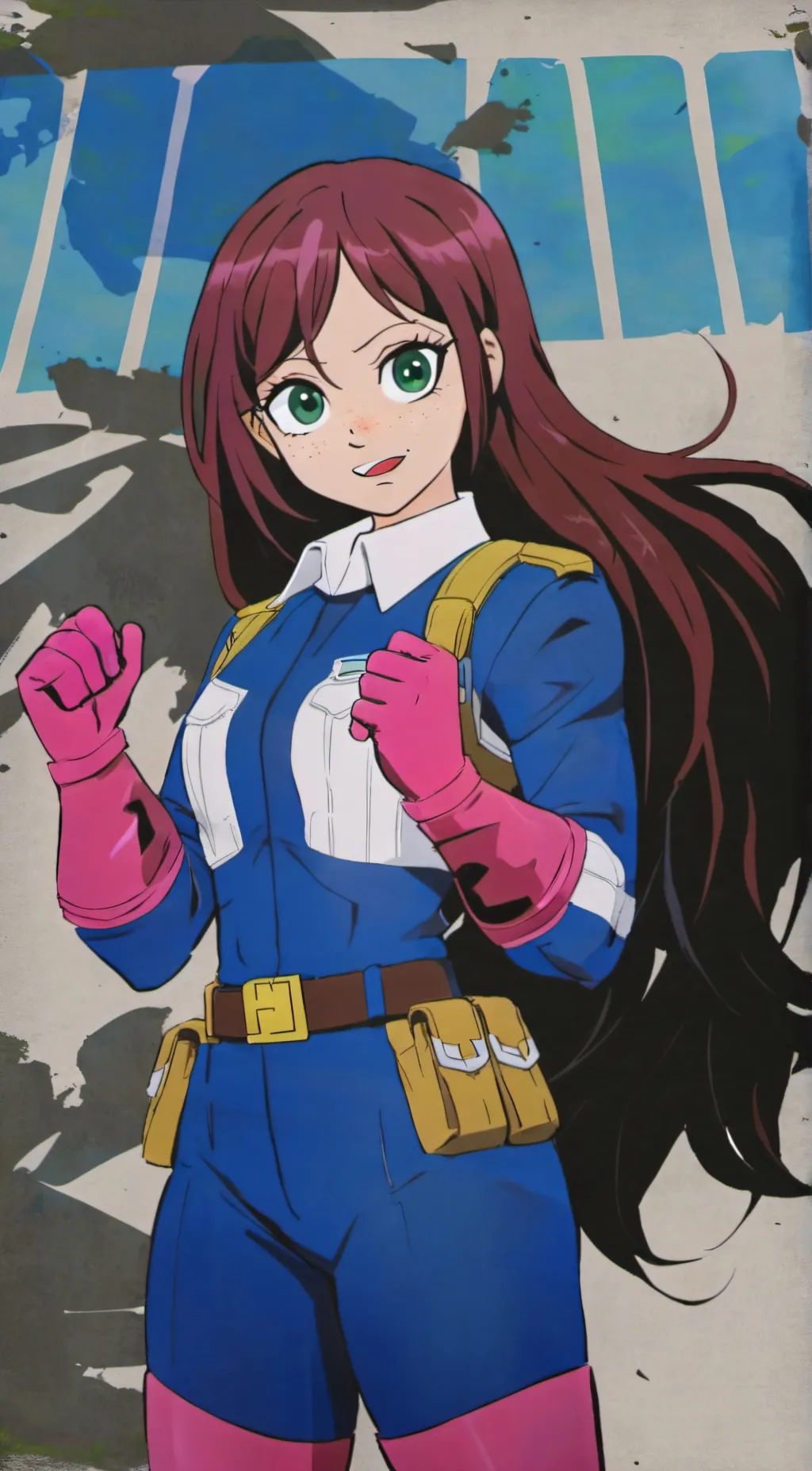 ai character: MHA Nicole  background