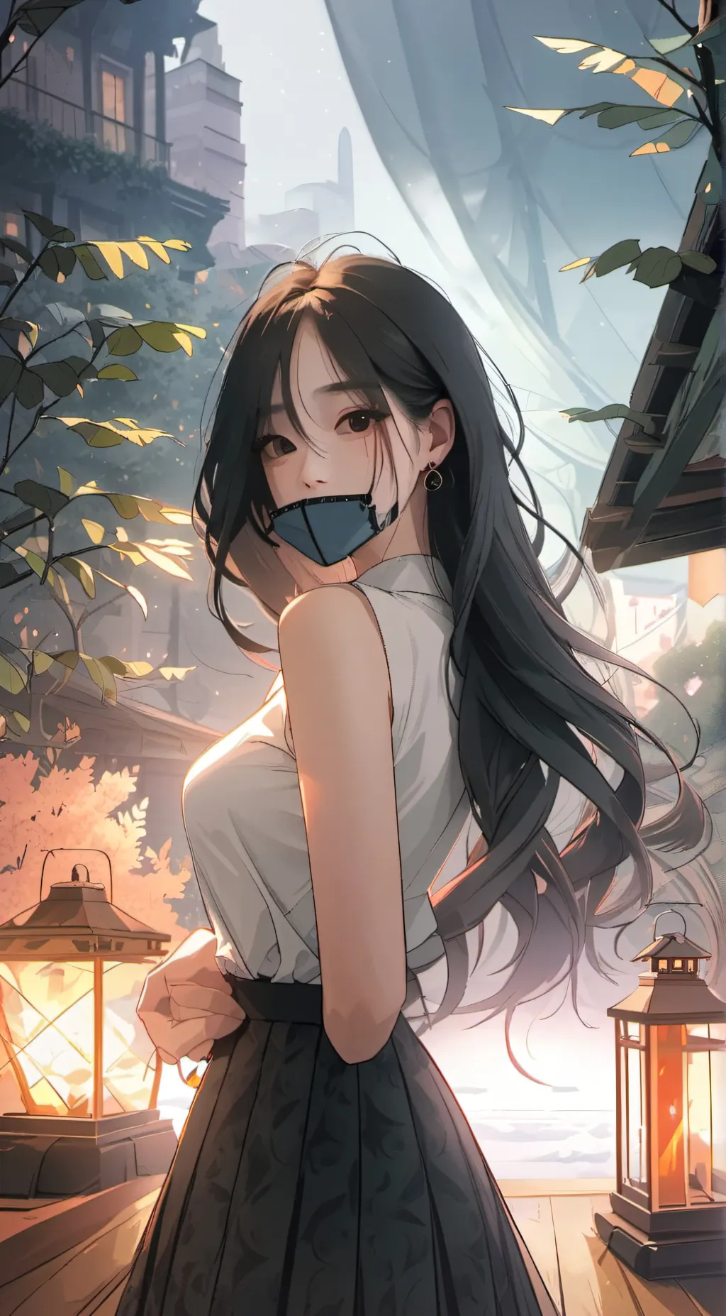 ai character: princess stichy background