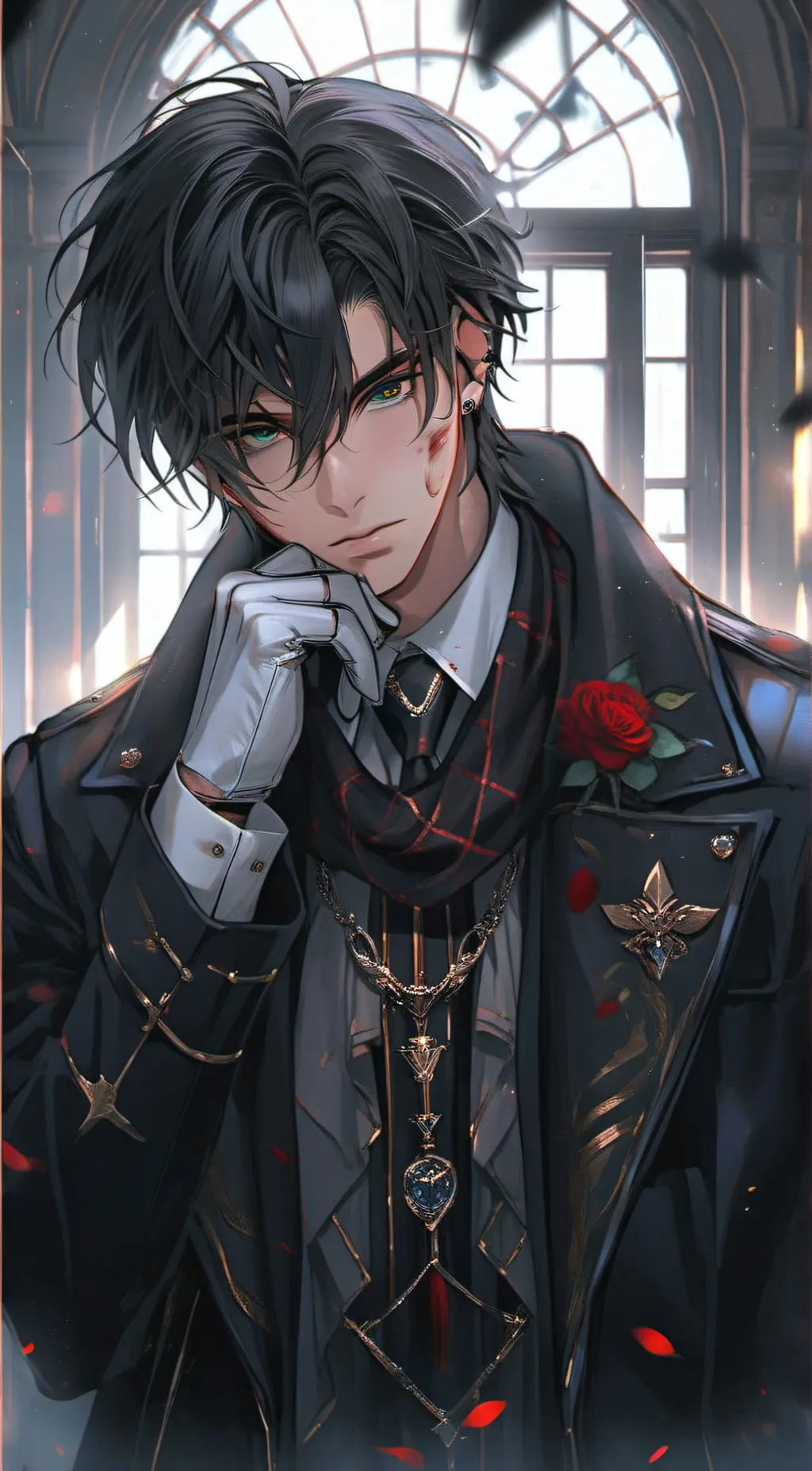 ai character: Kale background