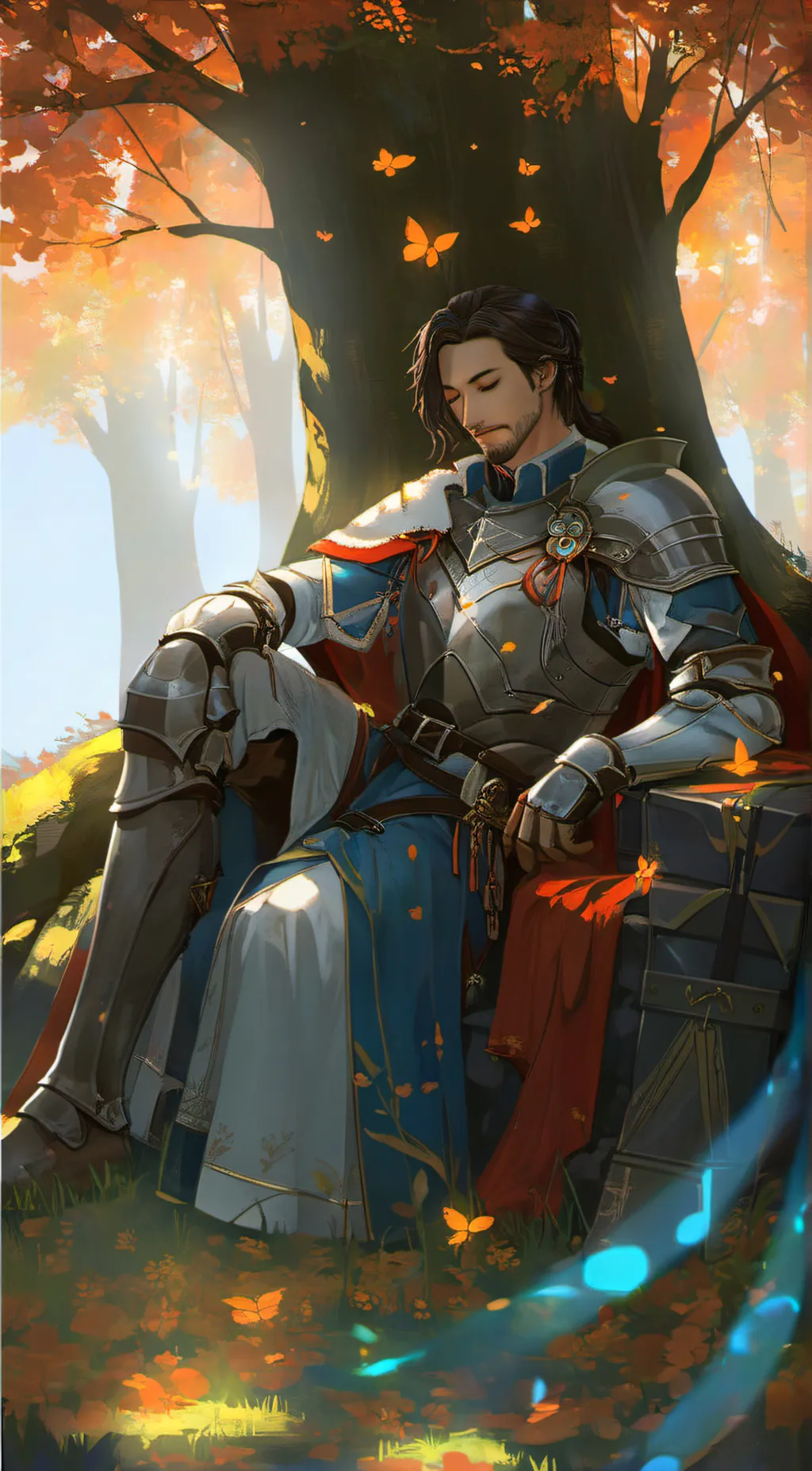 ai character: Lost Knight. background