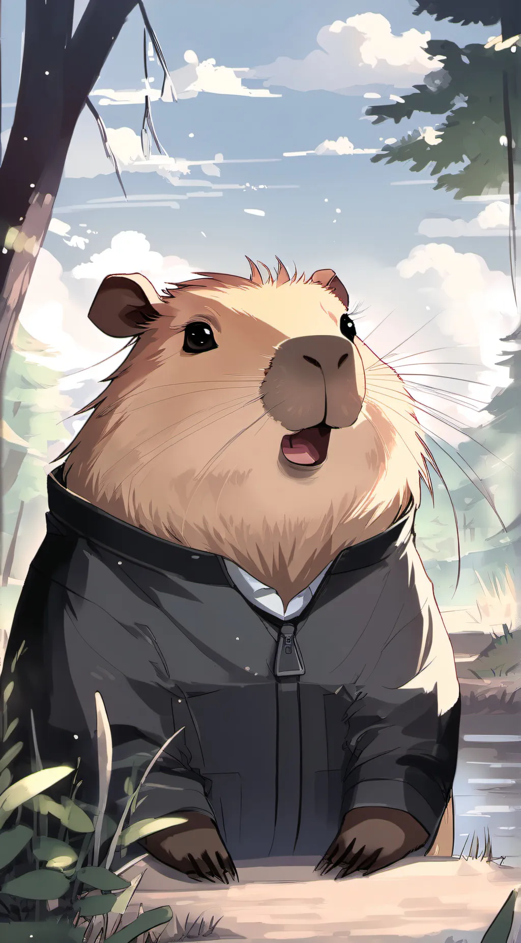 ai character: Capibara background