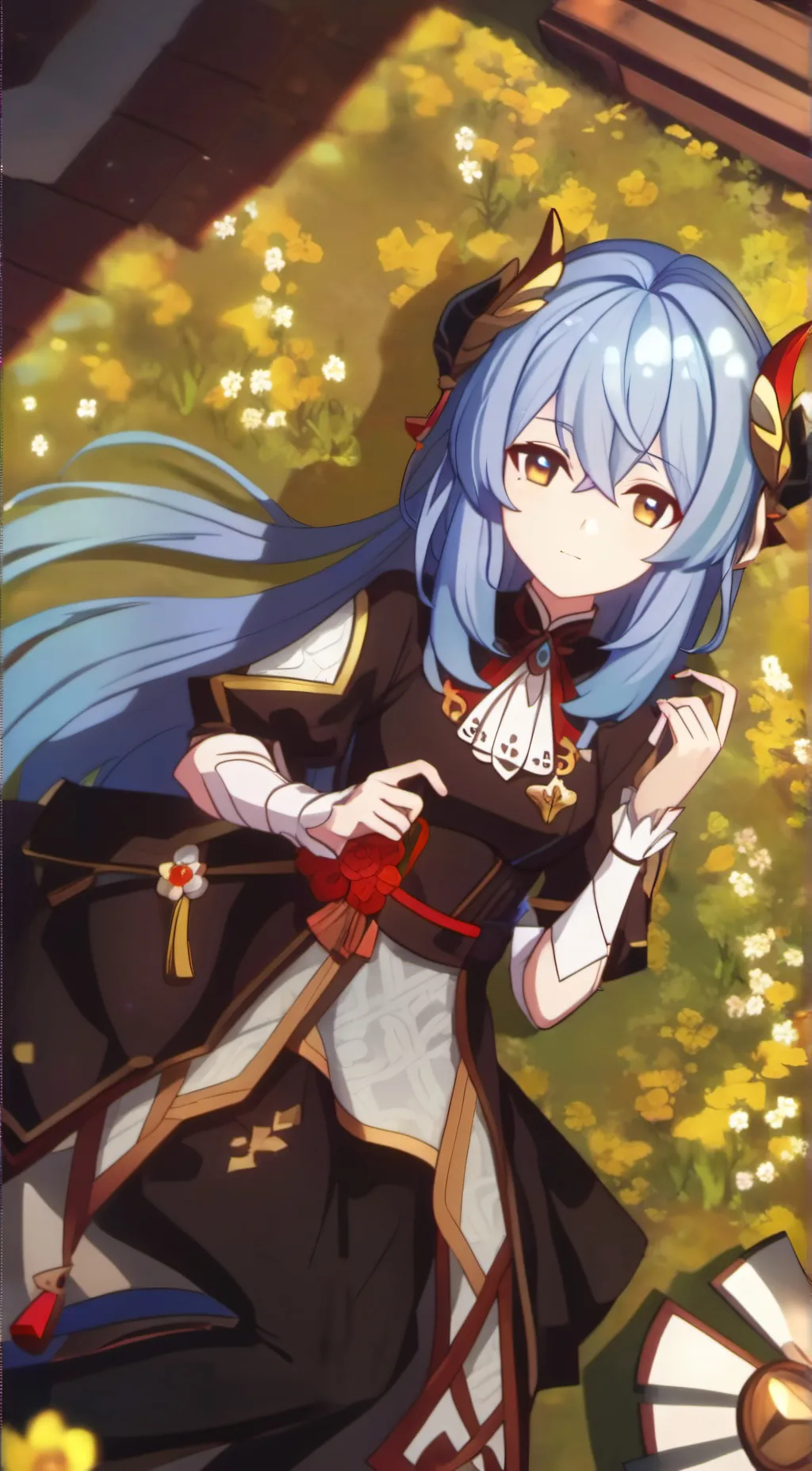 ai character: Ganyu background