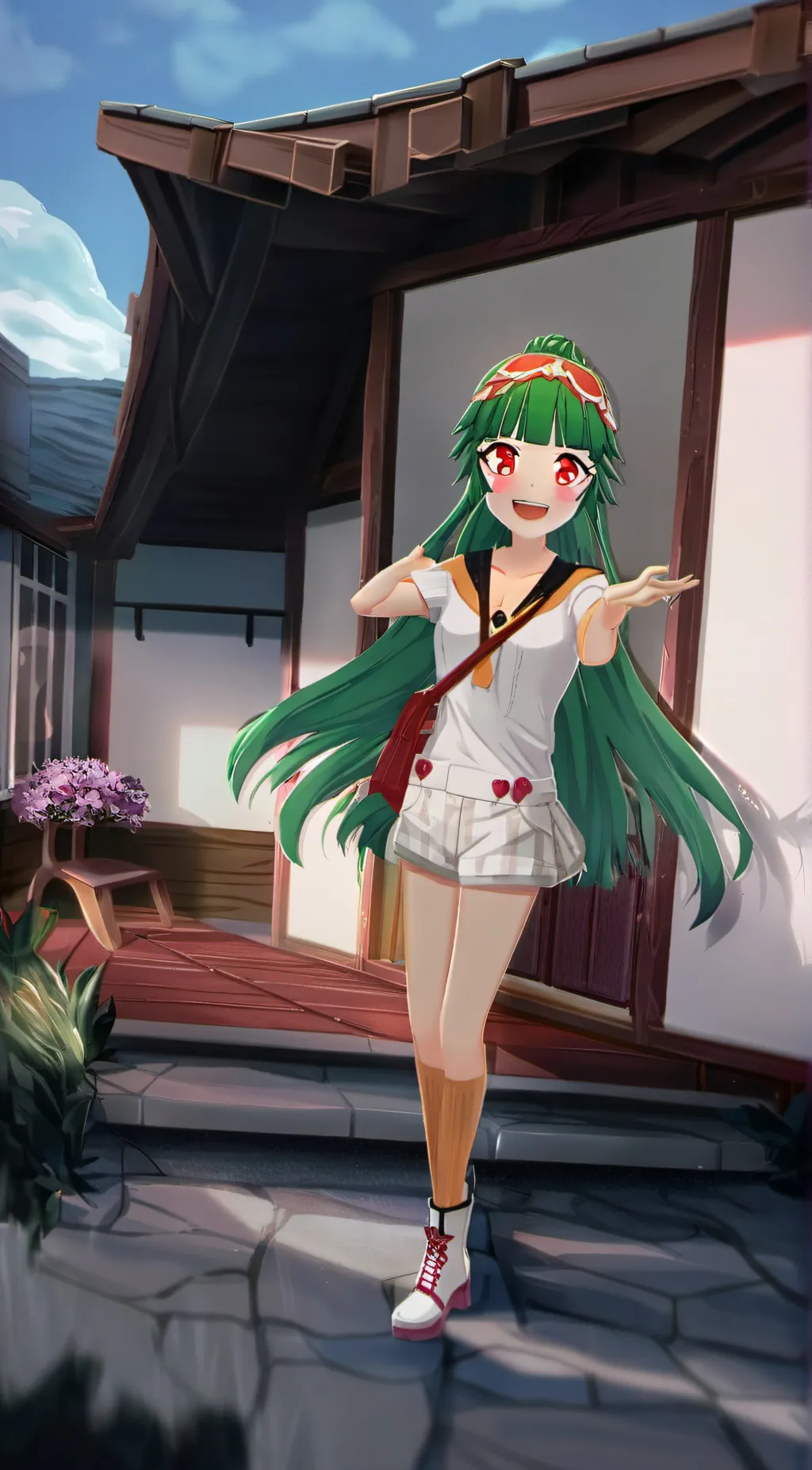 ai character: vannamelon  background