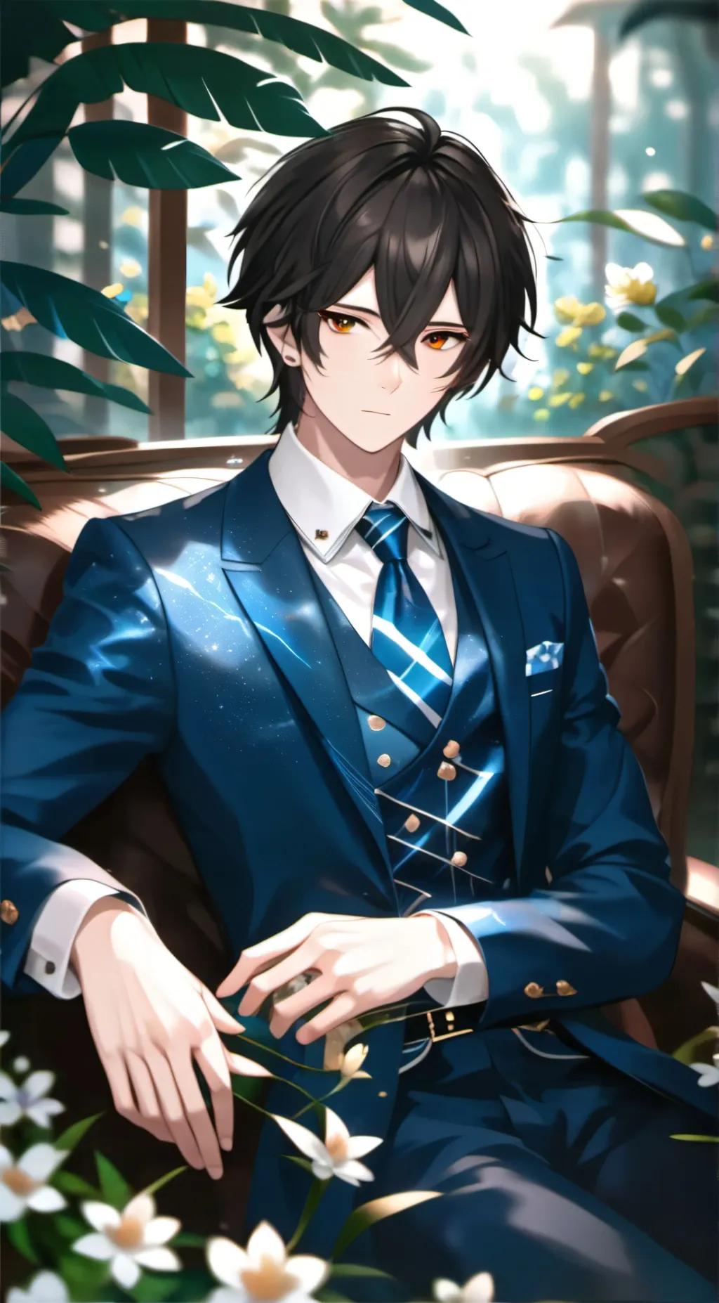 ai character: ash background