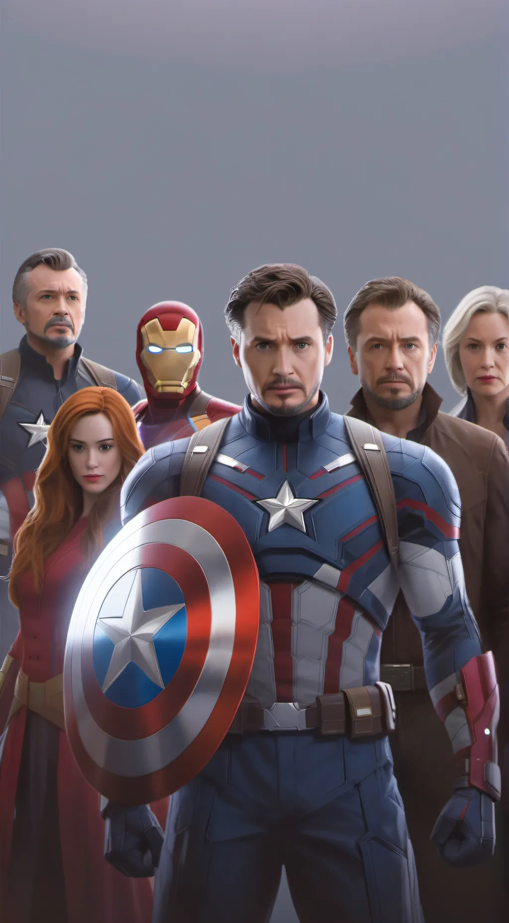 ai character: Marvel/Avengers  background