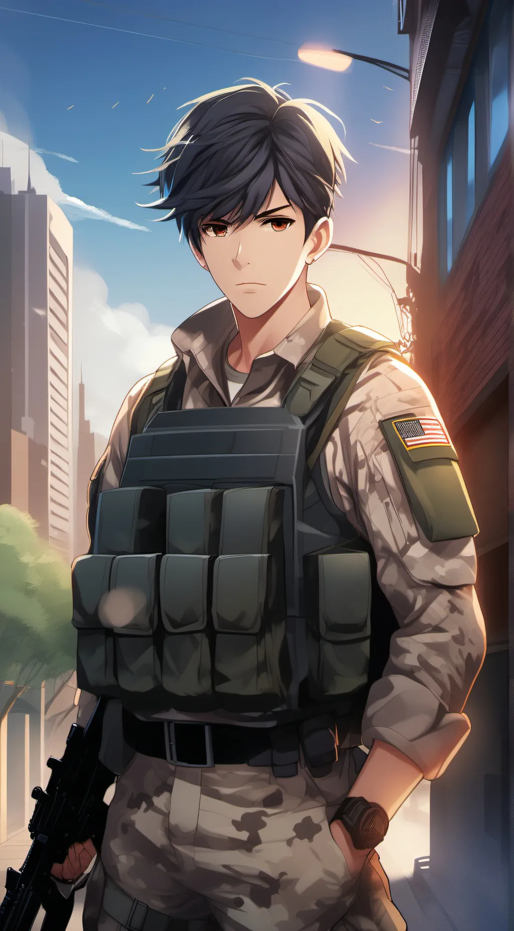 ai character: Jake(sniper) background