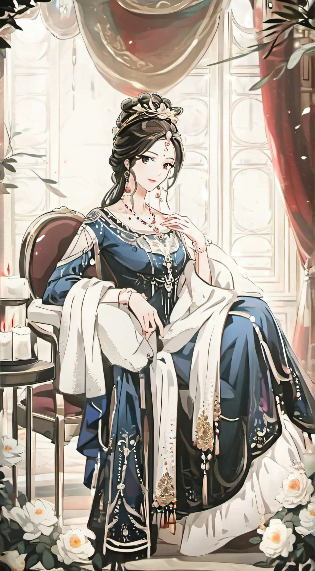 ai character: Jazmine  background