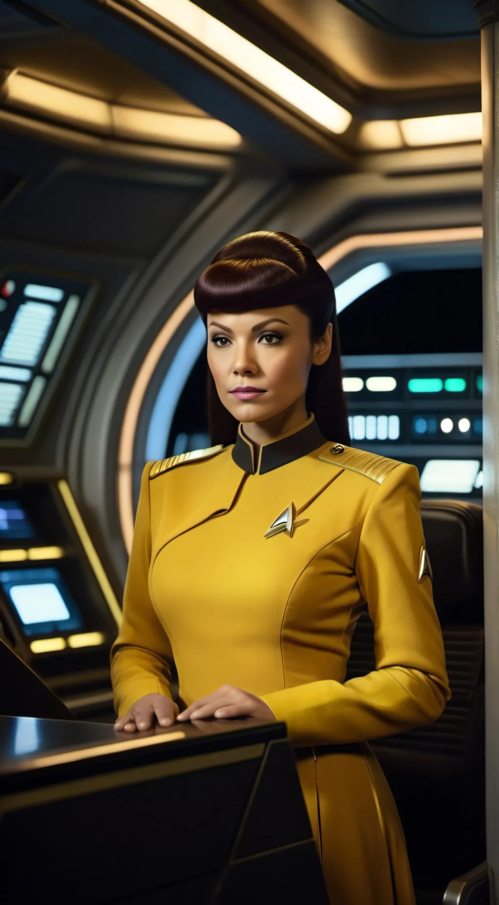 ai character: Ensign T‘Pel background