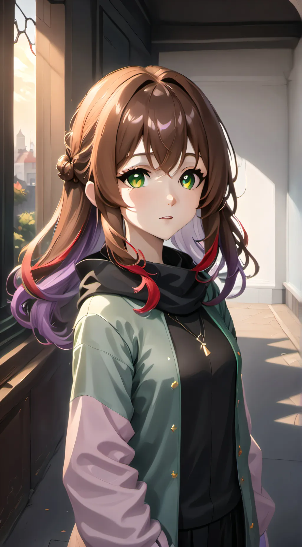 ai character: Ashley background
