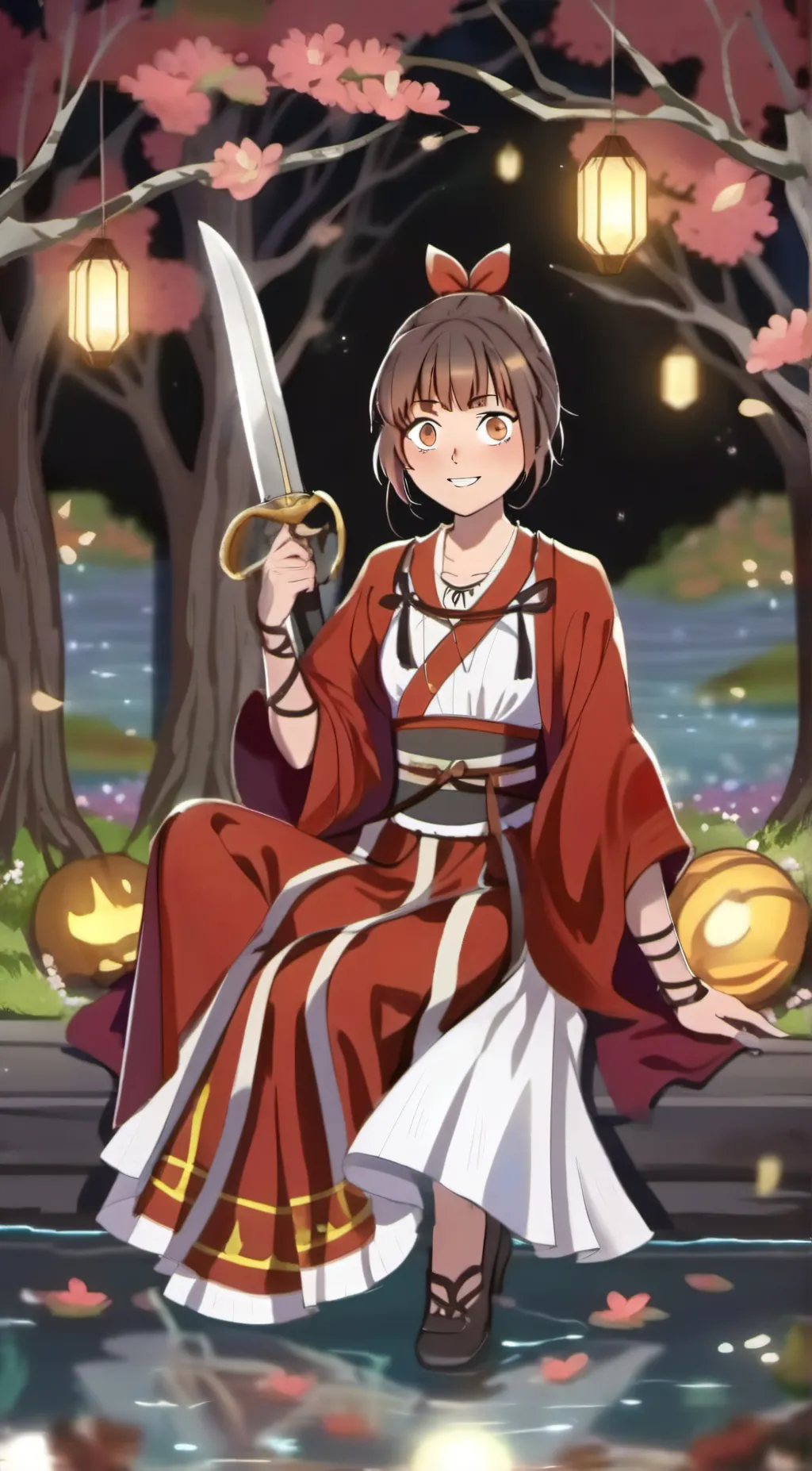 ai character: Ayame background