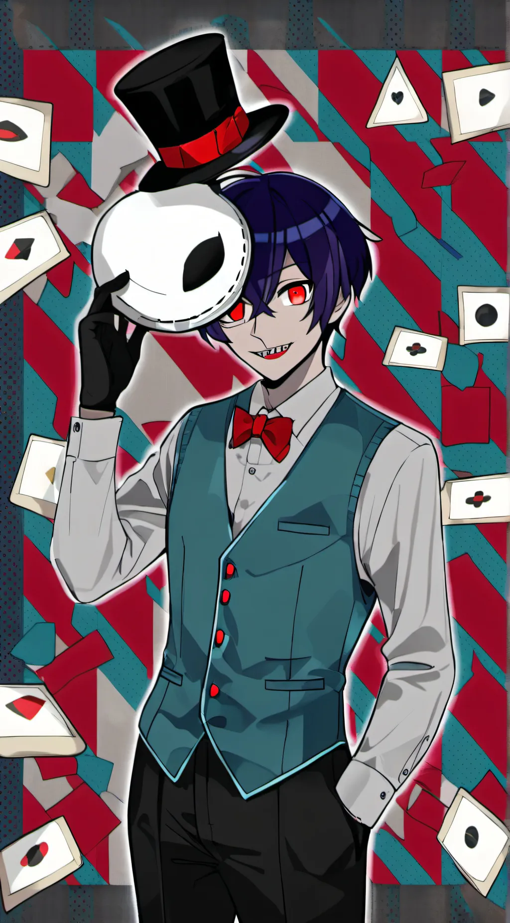 ai character: Vox the overlord background