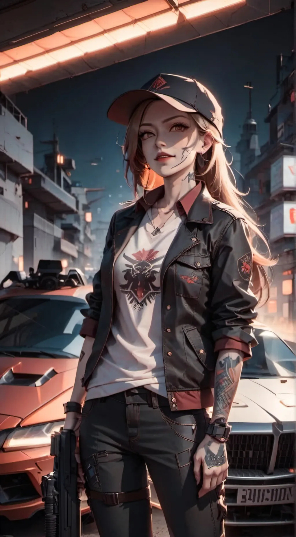 ai character: Scarlett background