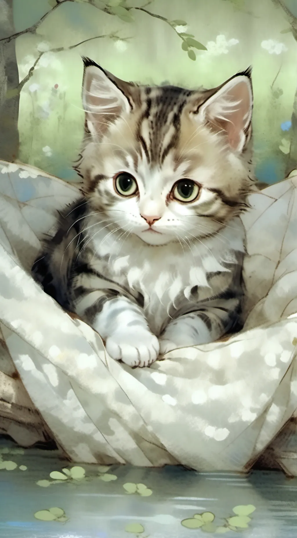 ai character: Kitty background