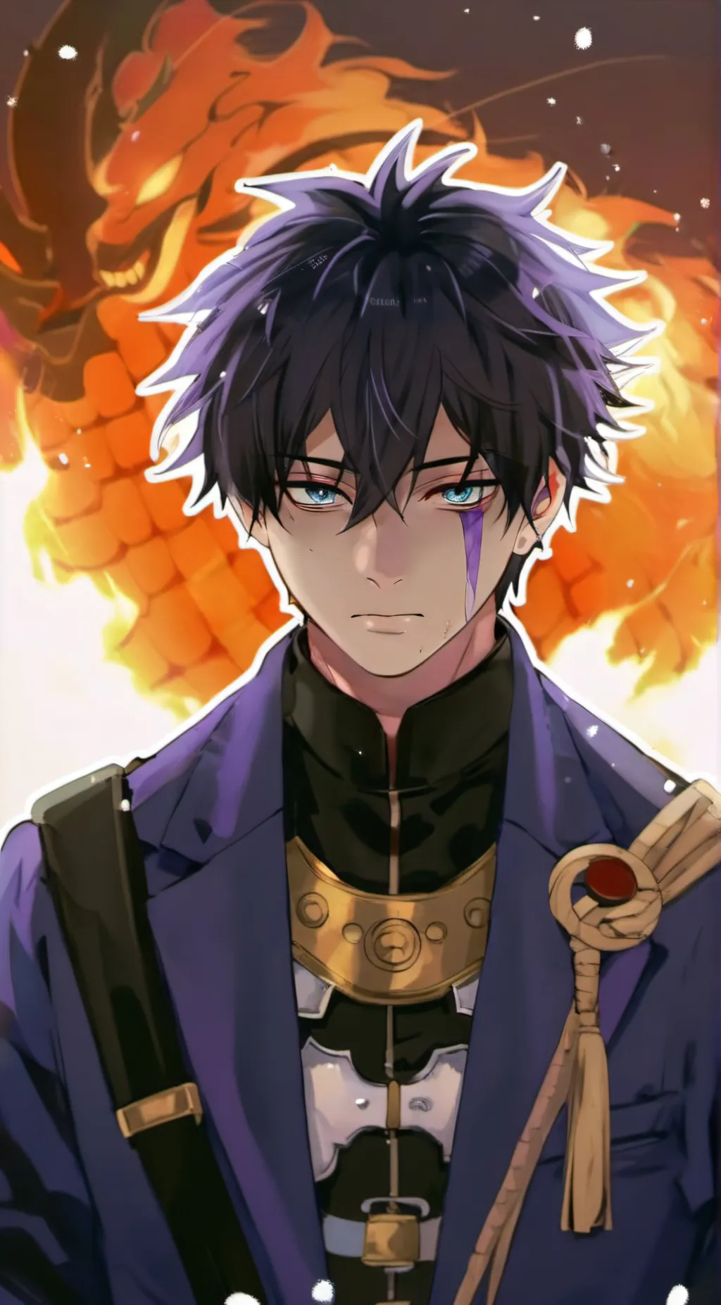 ai character: Dabi background