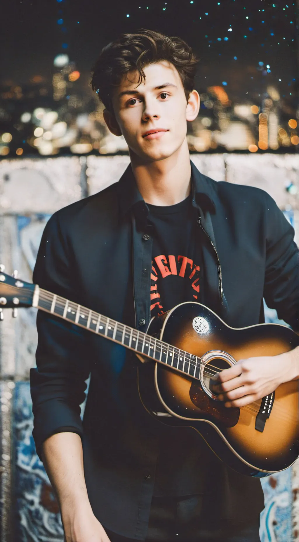 ai character: Shawn Mendes background
