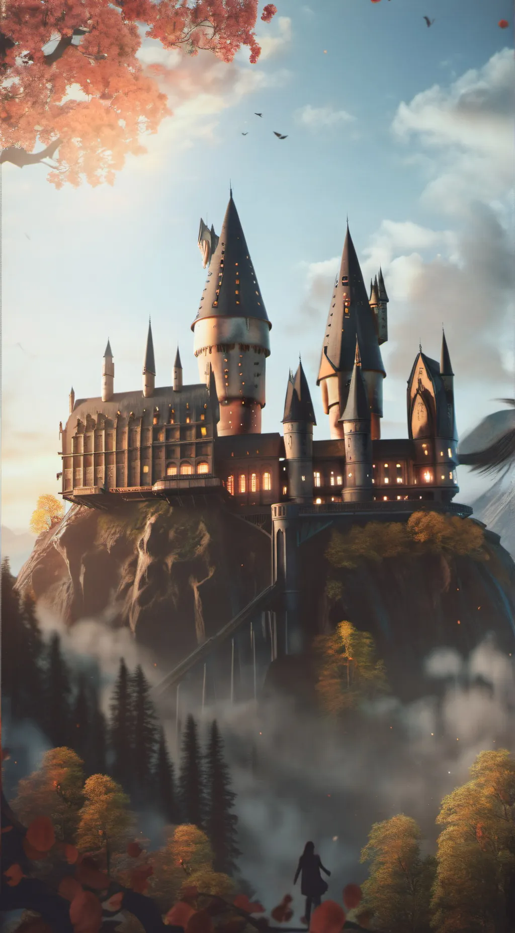 ai character: Hogwarts background