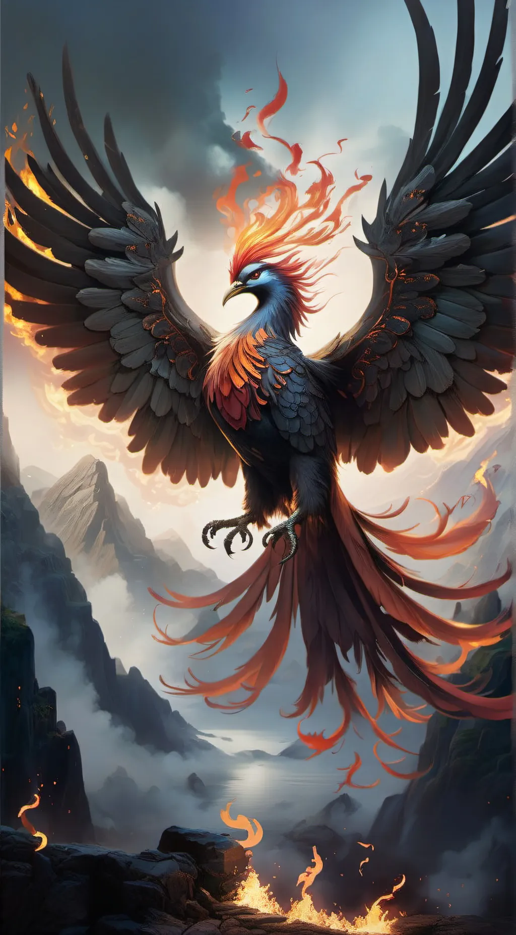 ai character: Phoenix Order background