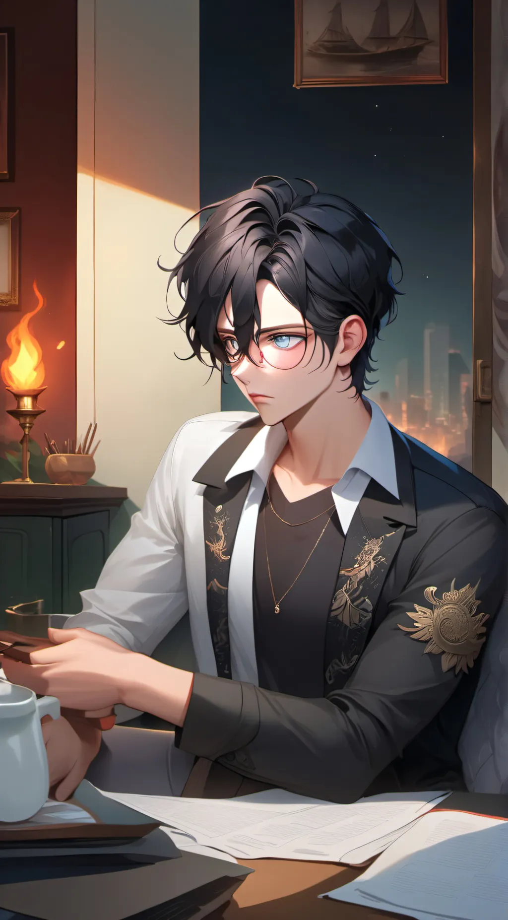 ai character: Jethro  background