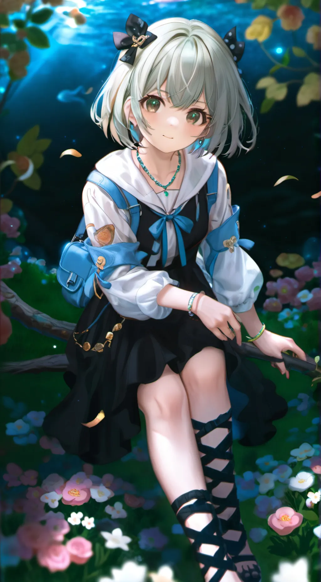 ai character: cinnamaroll background