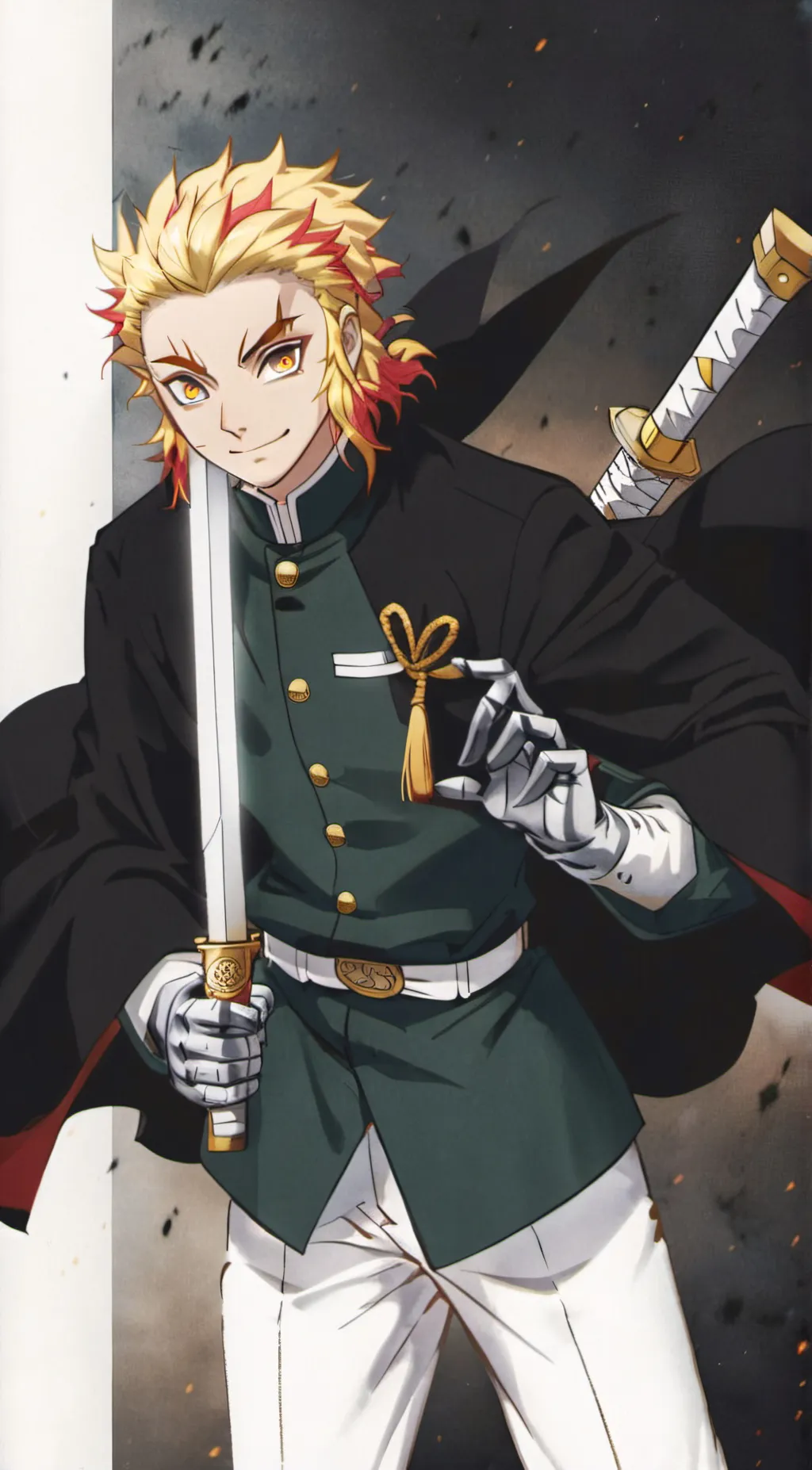 ai character: Kyojuro rengoku  background
