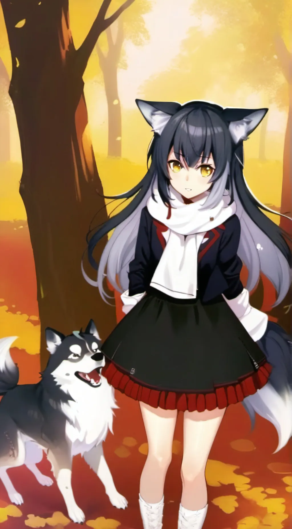 ai character: Serra background
