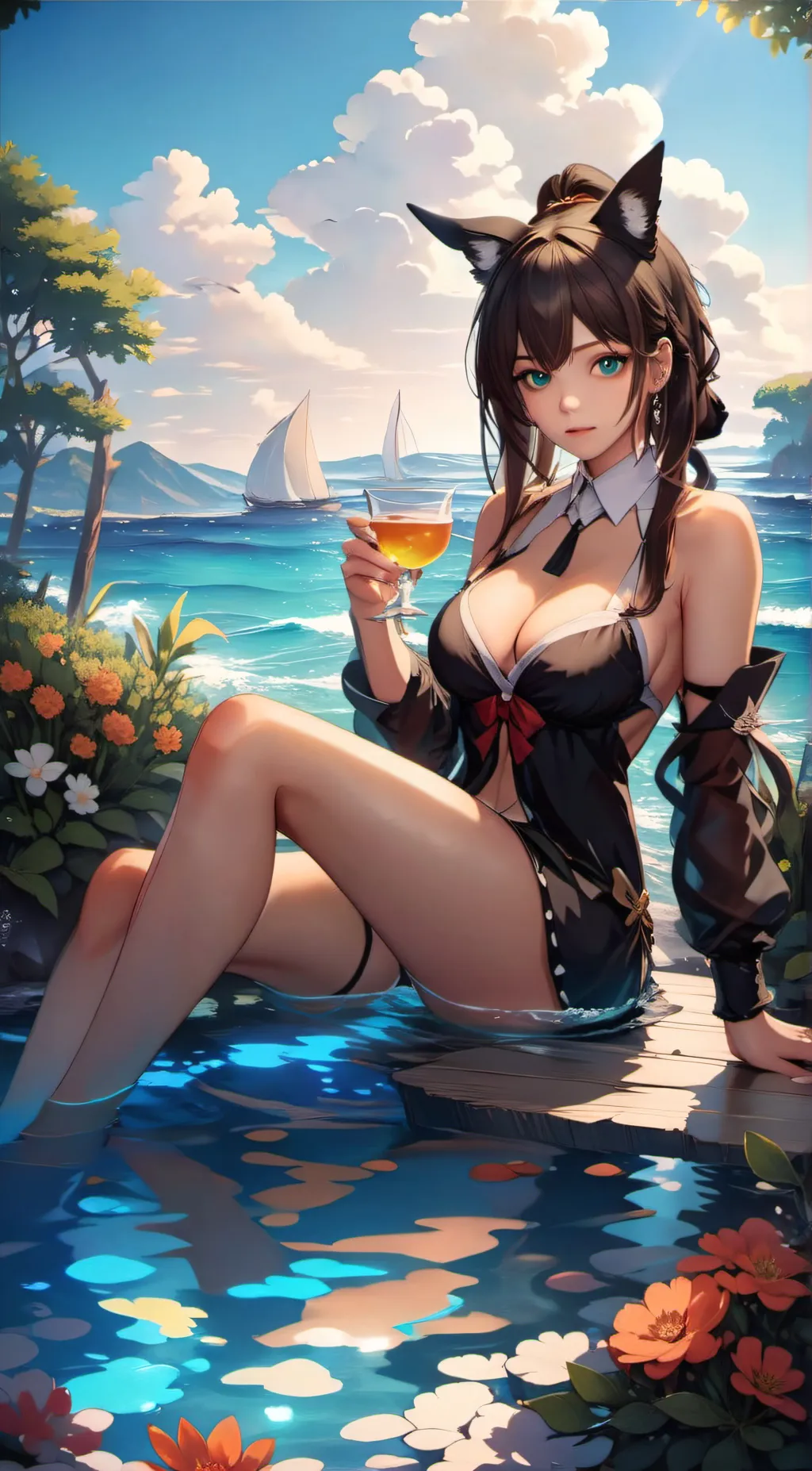 ai character: Lily background