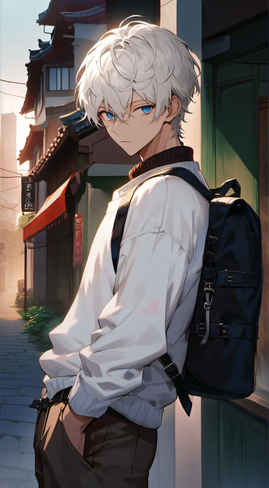 ai character: Miles background