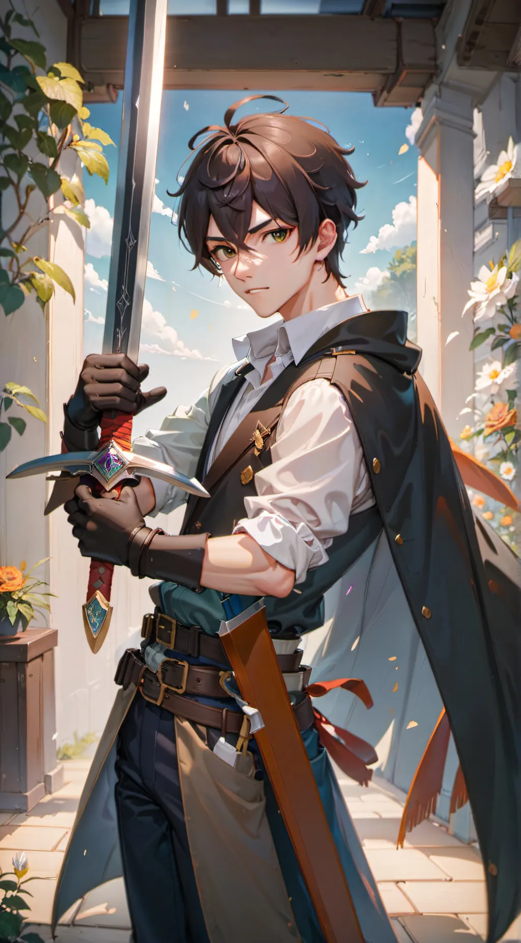 ai character: David  background
