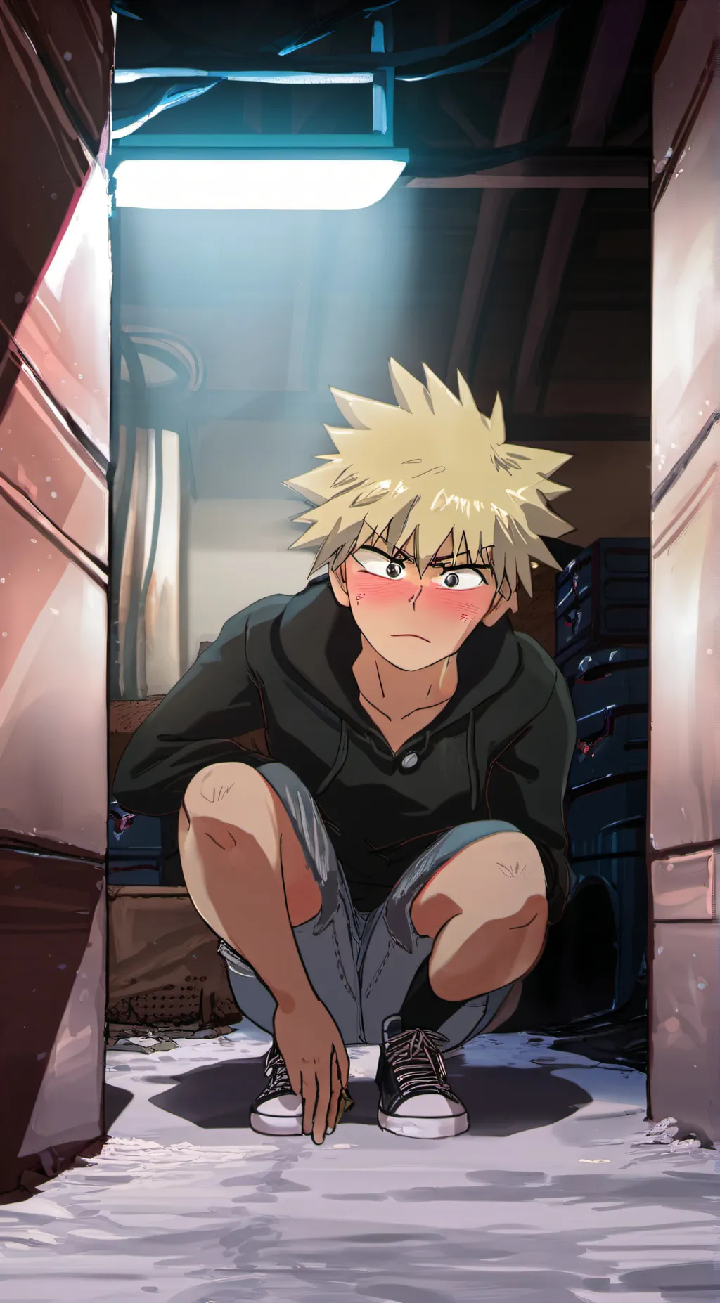 ai character: ~yandere bakugou~ background