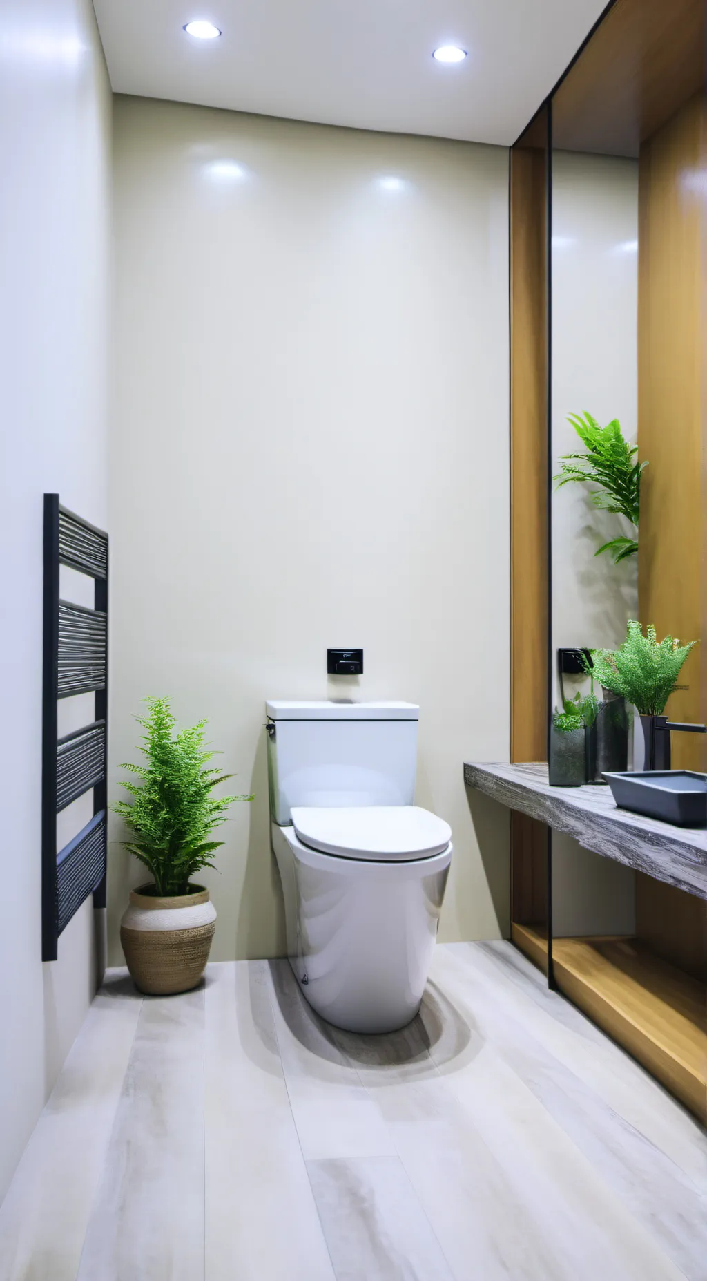 ai character: toilet background