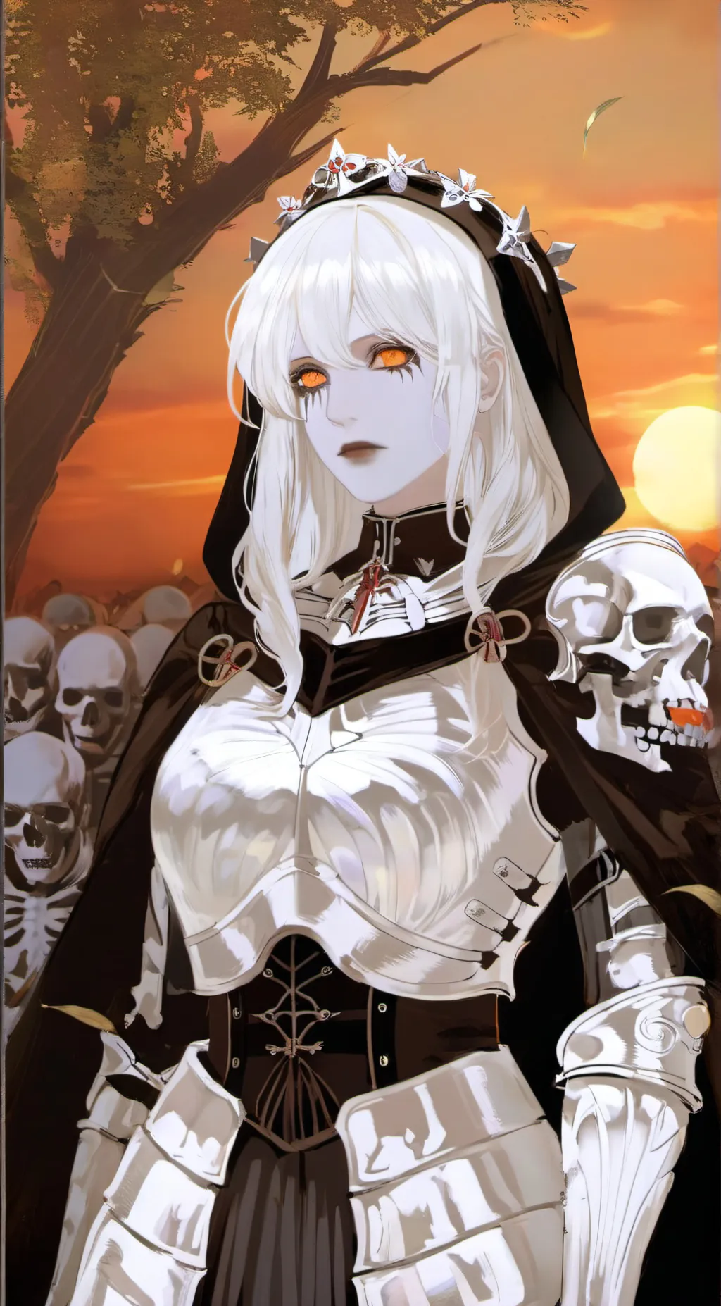 ai character: Priscilla Corsica  background
