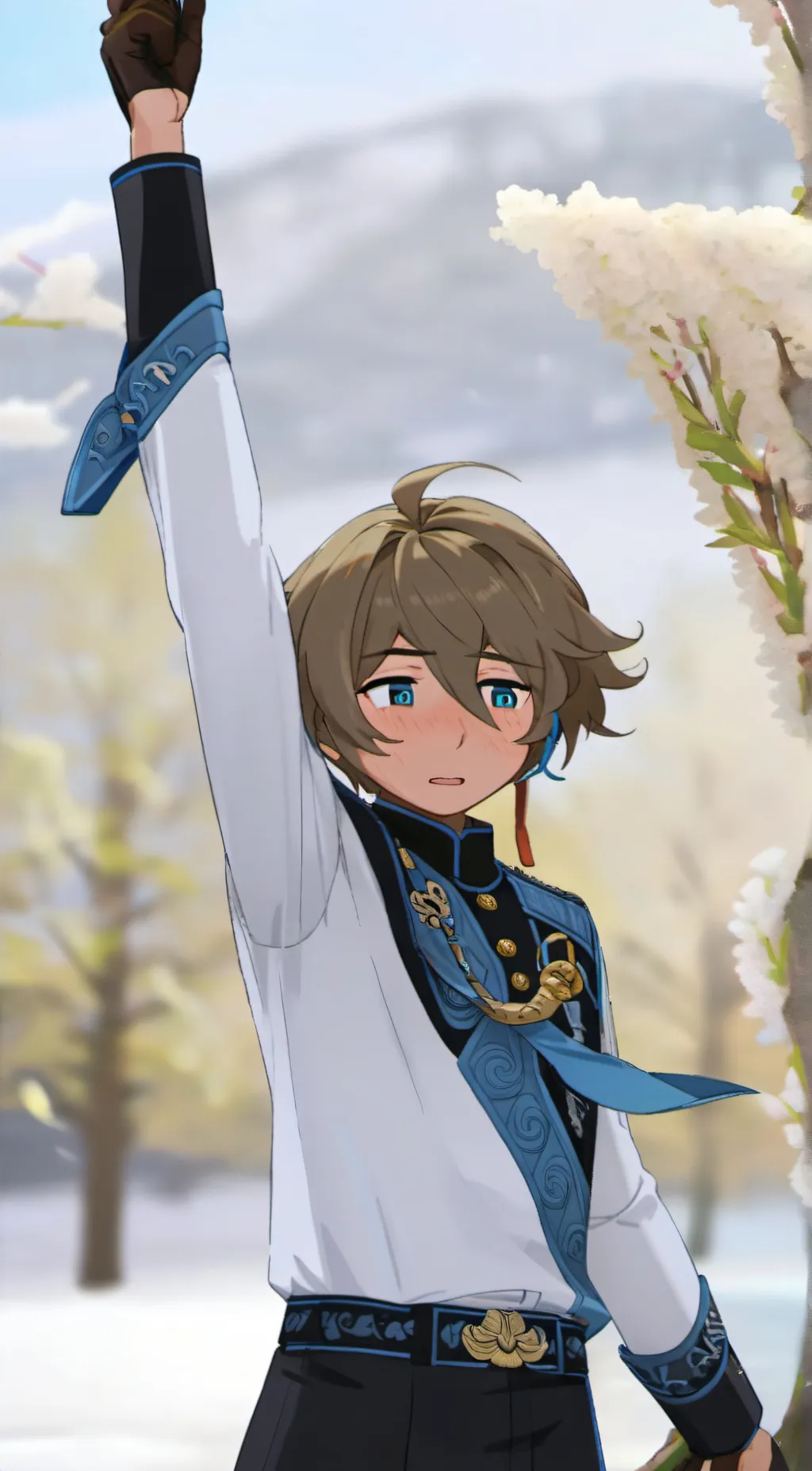 ai character: ♡Grey☆ background