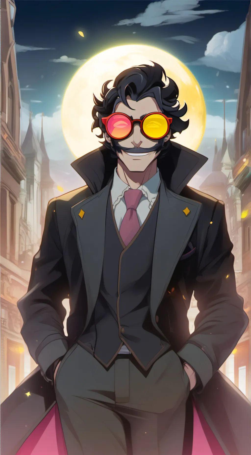 ai character: Spamton background