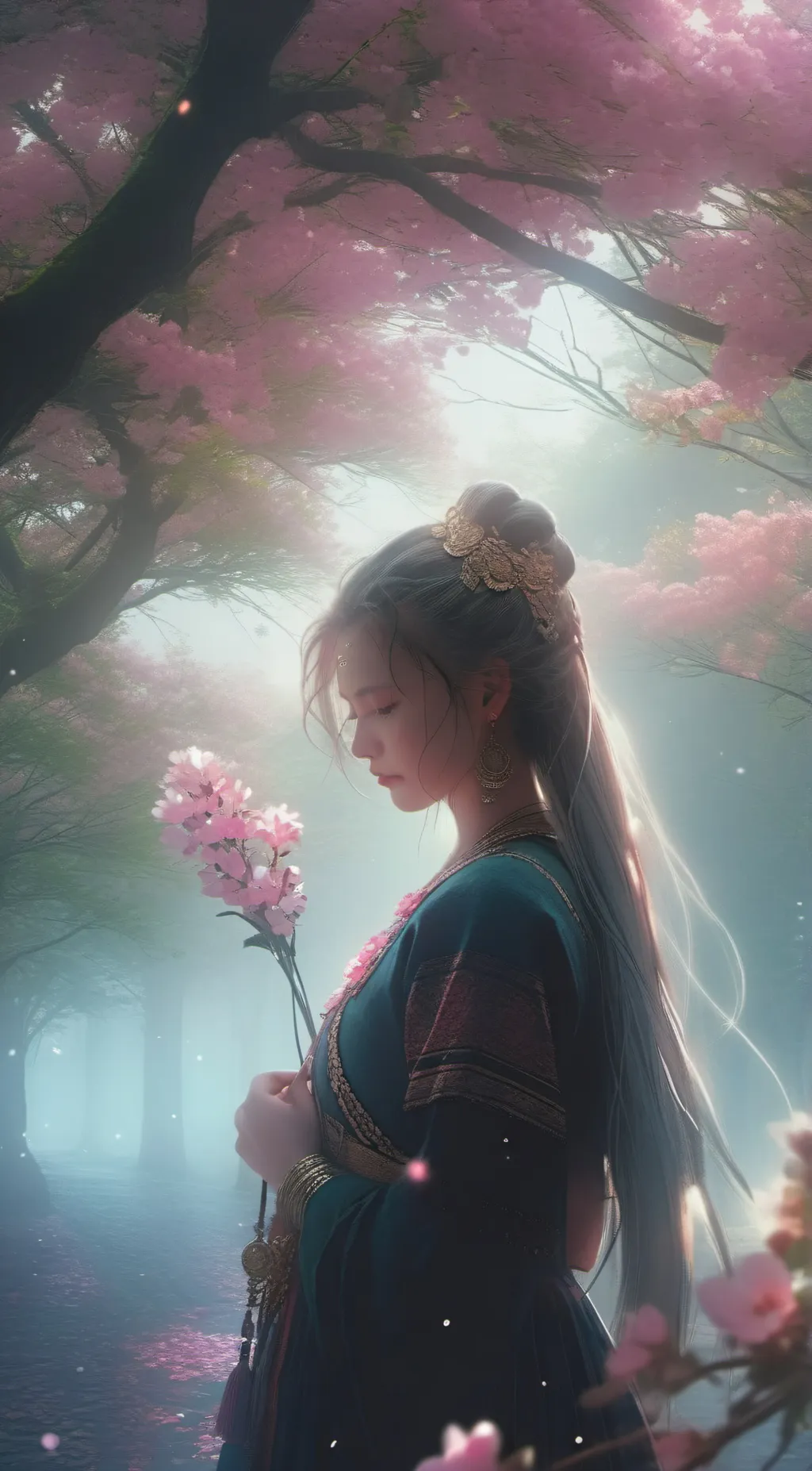 ai character: luna background
