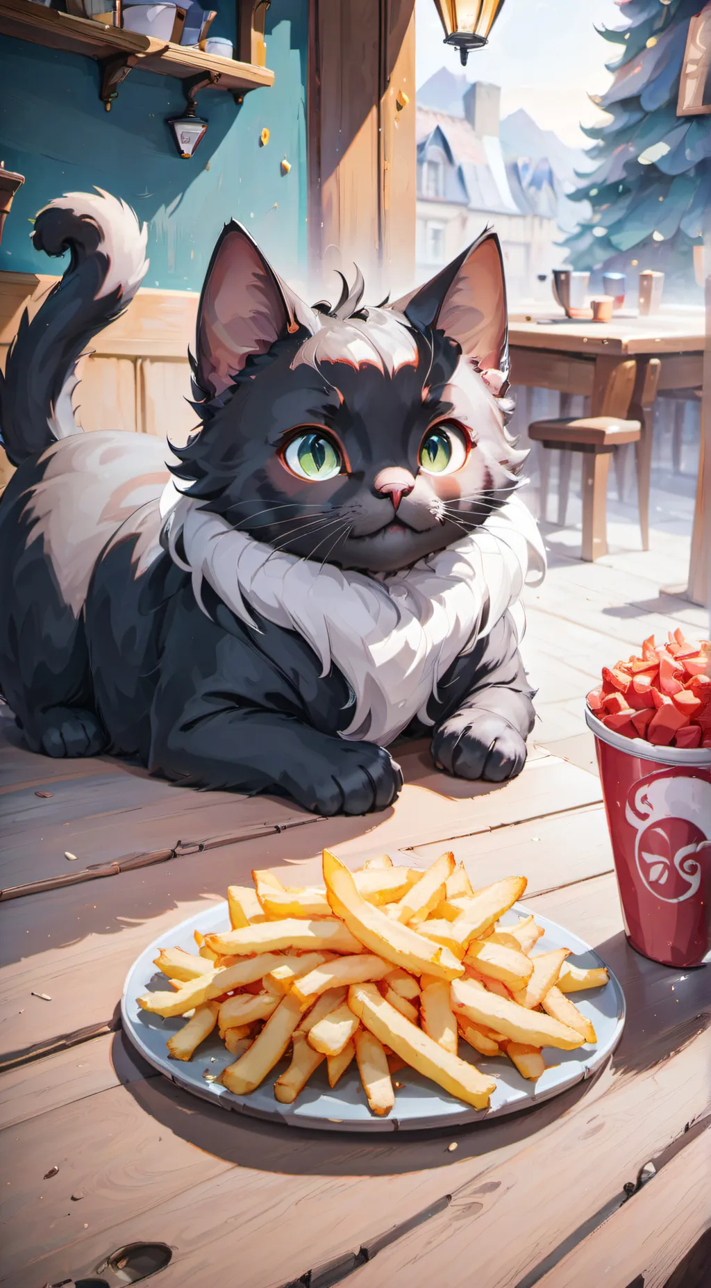 ai character: Felix  background