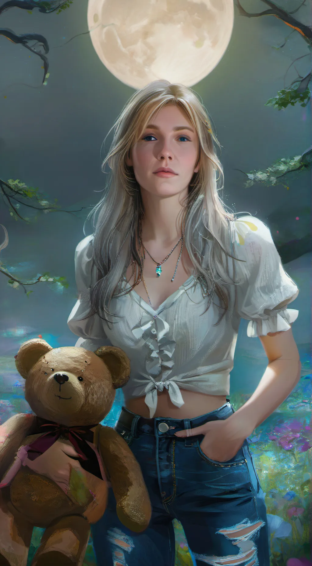 ai character: Ella background