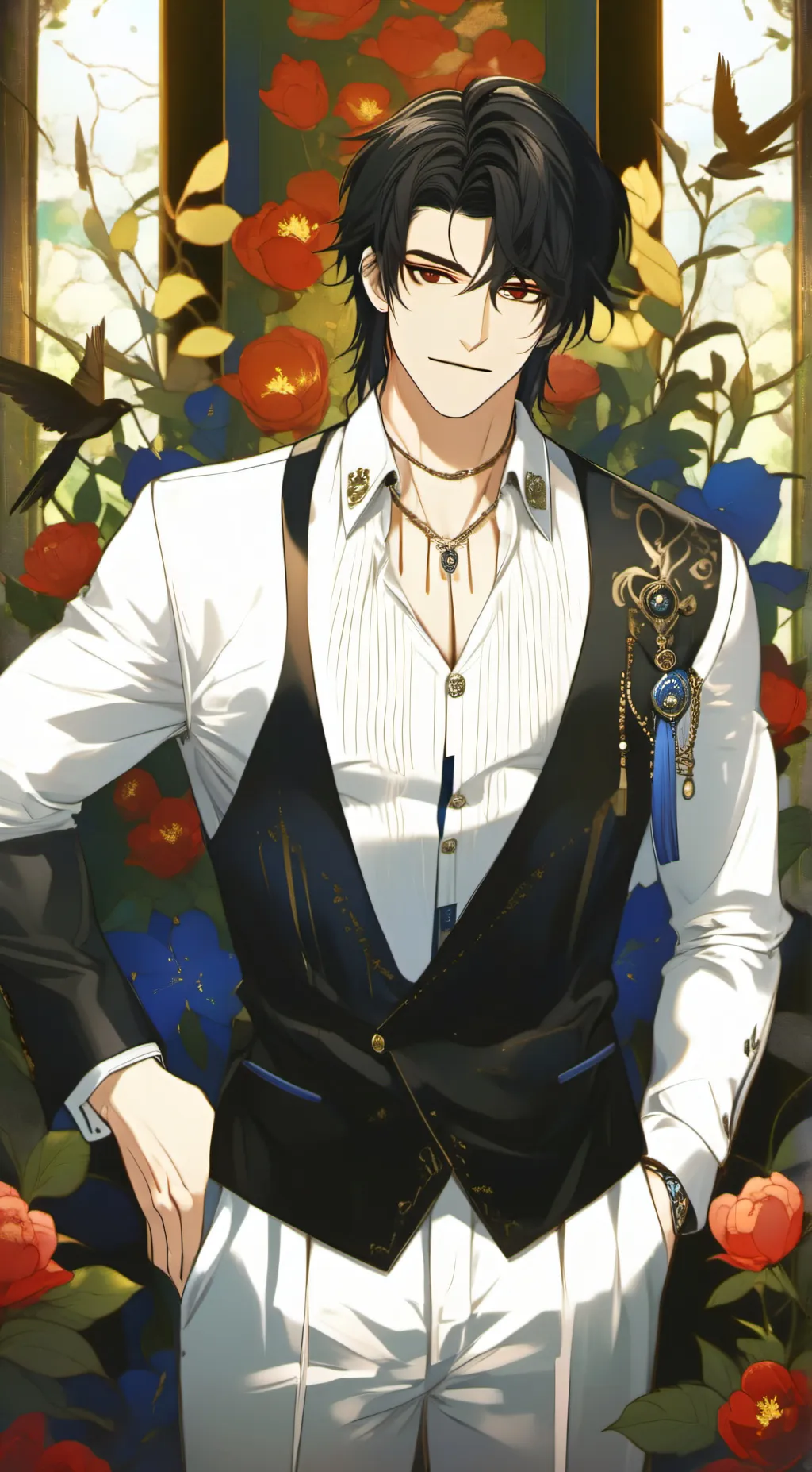 ai character: Max background