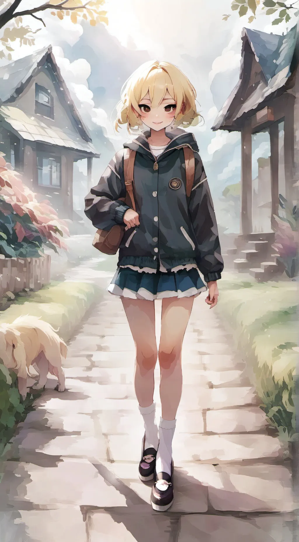 ai character: Rose background